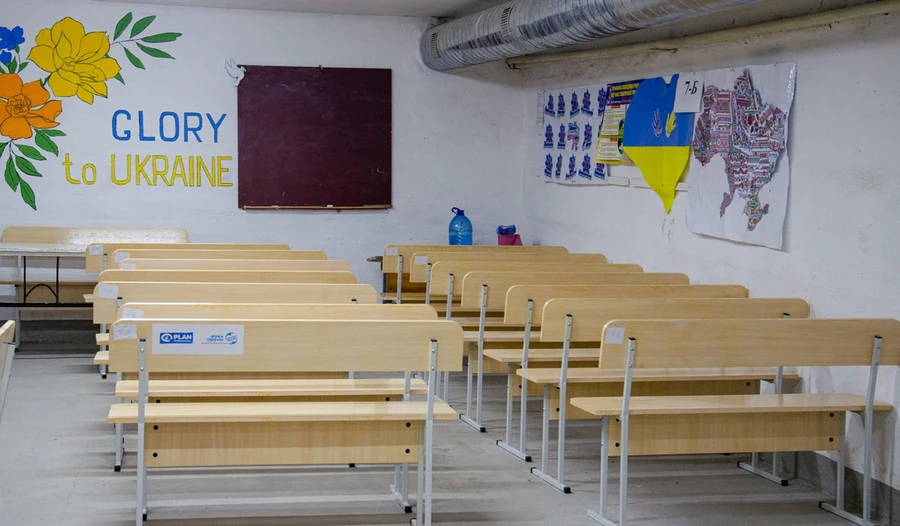 Облаштоване укриття з навчальними місцями у закладі освіти